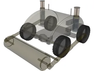 Minesweeper Robot 3D Model