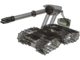 Sanddragon Robot 3D Model