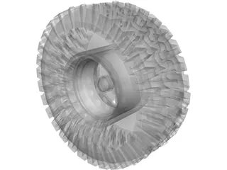 Tire BFGoodrich All-Terrain 3D Model