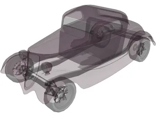 Hot Rod 3D Model