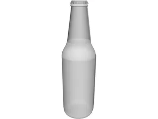 Bottle Beer 3D Model