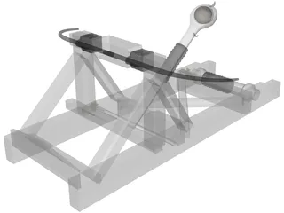 Balista Catapult 3D Model