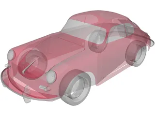 Porsche 356 (1965) 3D Model