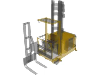 Forklift 3D Model