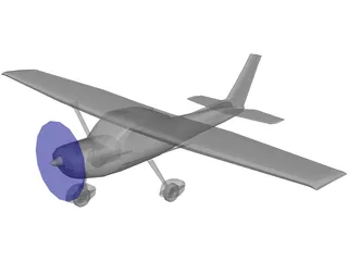 Cessna 152 3D Model
