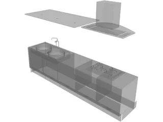 Kitchen Elam E5 3D Model