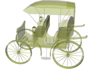 Carriage Surrey 3D Model