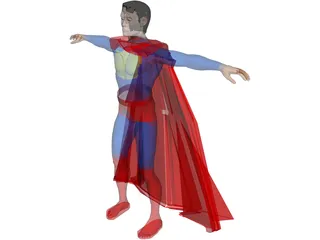 Superman 3D Model