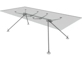 Table Norman Foster 3D Model