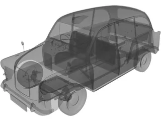 Taxi London 3D Model