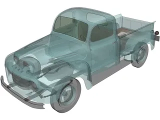 Ford Pickup (1950) 3D Model