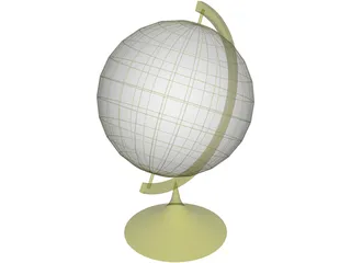 Golden Globe 3D Model