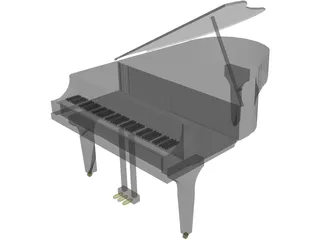 Grand Piano 3D Model