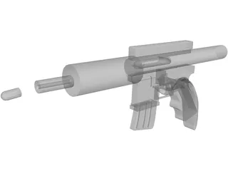 Assault Rifle 3D Model