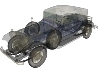 Packard (1930) 3D Model