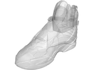 Shoe Men High Top 3D Model