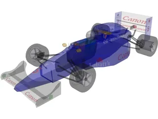 Indy Car 3D Model