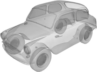 Fiat 600 3D Model