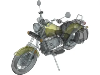 Moto Guzzi 1100i California 3D Model