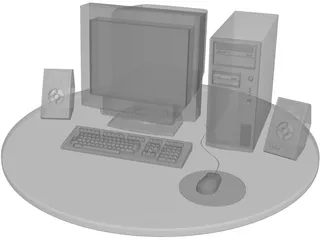 Computer PC 3D Model