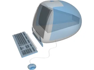 Apple iMac Computer 3D Model