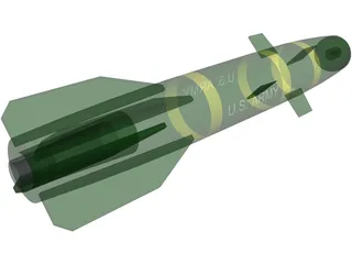 Hellfire Missile 3D Model