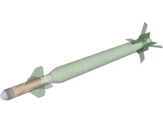 Bunker Buster GBU-28 3D Model