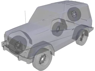 Mitsubishi Pajero (1988) 3D Model