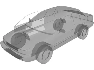 Mitsubishi Mirage (1990) 3D Model