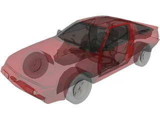 Mitsubishi Conquest (1988) 3D Model