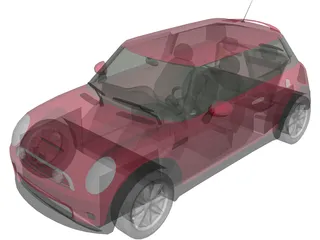 Mini Cooper S (2002) 3D Model