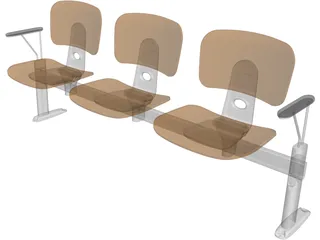 Chairs Office 3D Model