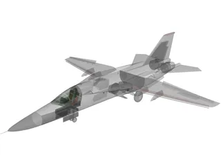 F-111 General Dynamics 3D Model