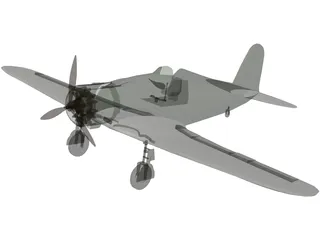 Fiat G.50 3D Model