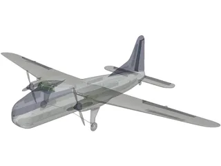 Bristol Freighter Mk 32 3D Model