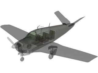 Beechcraft V35 Bonanza 3D Model