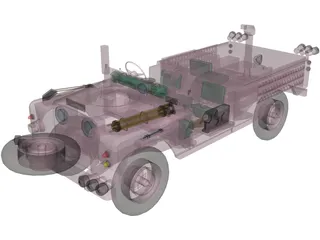 Land Rover Pink Panther 3D Model