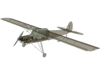 Fieseler Fi 156C Storch 3D Model