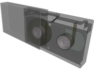 Videocassette [+Sleeve] 3D Model
