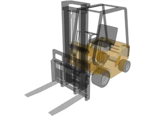 Forklift 3D Model