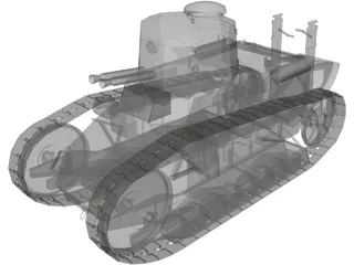 Fiat FT 3000 3D Model