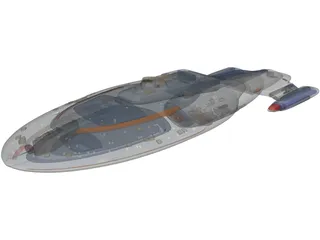 Star Trek Voyager 3D Model