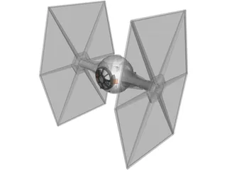 Star Wars TIE Fighter 3D Model