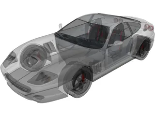 Ferrari 575M Maranello (2002) 3D Model
