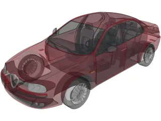 Alfa Romeo 156 (1997) 3D Model