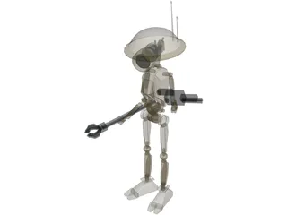 Pit Droid (Star Wars Episode I) 3D Model