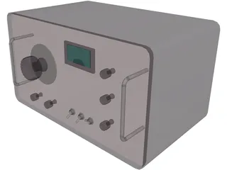 Radio Fifties 3D Model