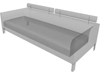 Sofa Axium 3D Model