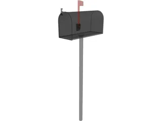 Mail Box USA 3D Model