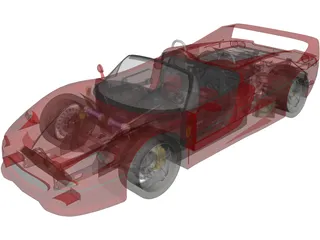 Ferrari F50 (1995) 3D Model